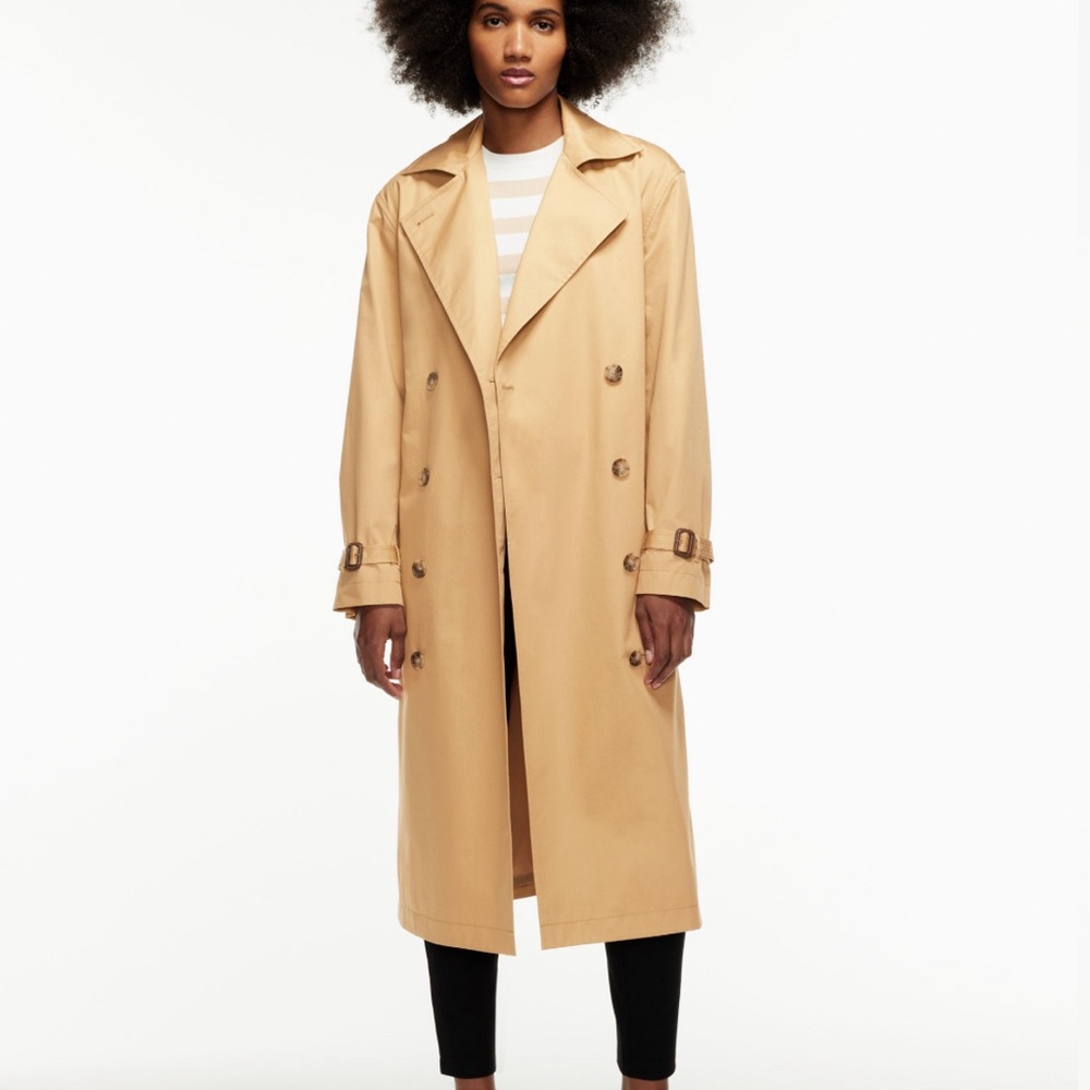 Aritzia Tan Trench Coat